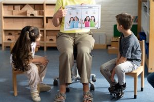 Semantiseren in de themahoek schoenenwinkel