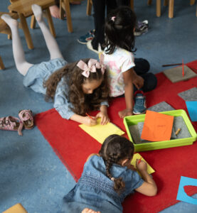 kids creatief aan het werk